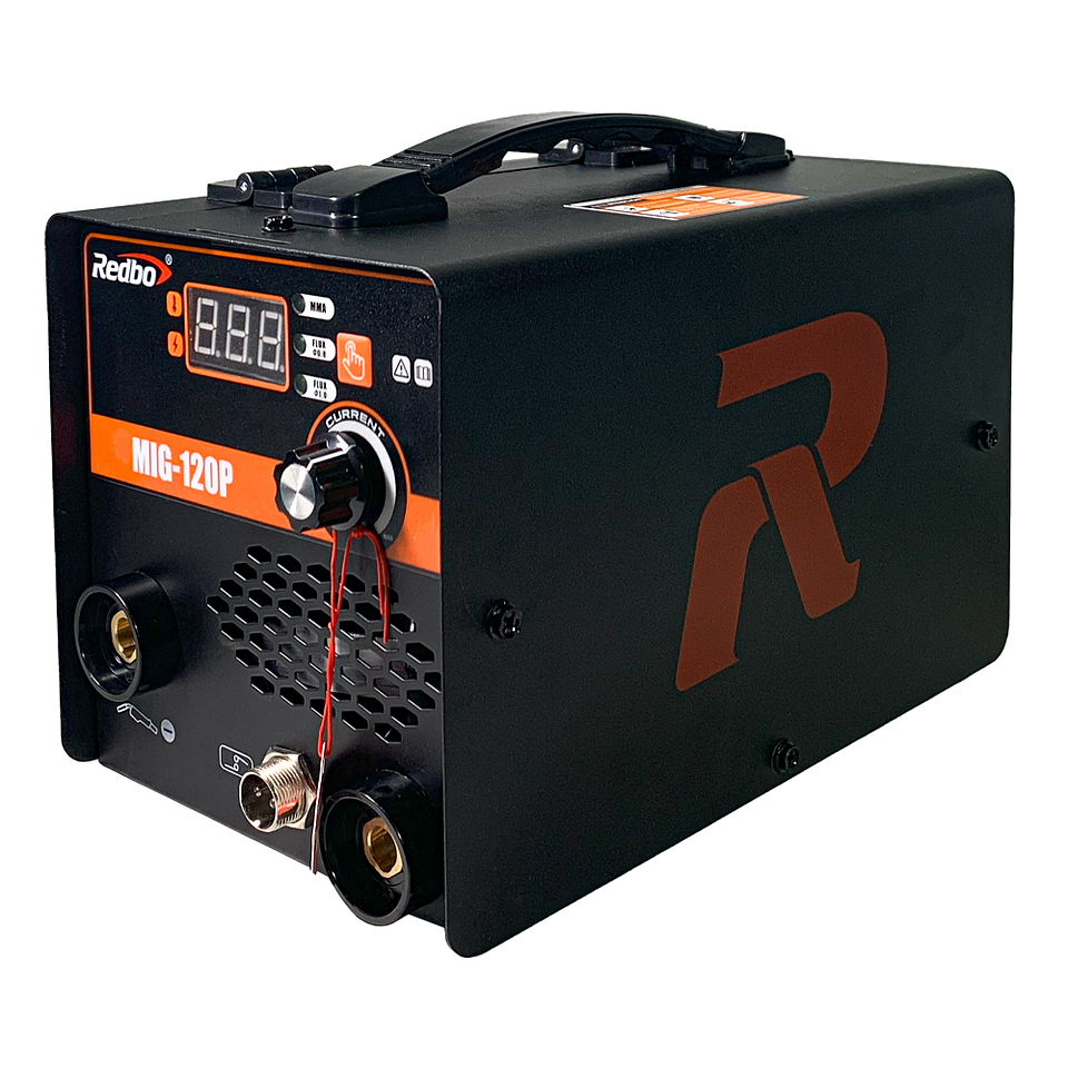 Kit Soldadora Inversora Redbo MIG-120P 2 en 1 (MIG Sin Gas / MMA) + Alambre Flux y Electrodos 2