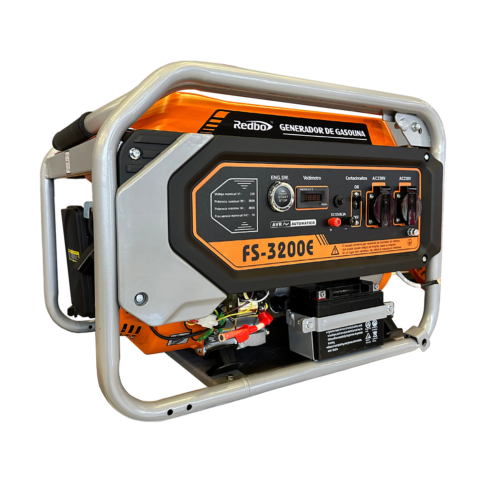 Generador Bencinero FS-3200 E Partida Eléctrica + ATS de regalo !! 2