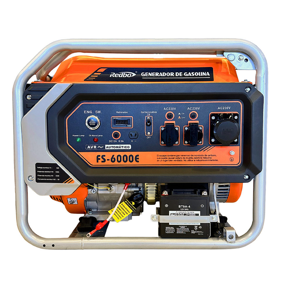 Generador a Gasolina Redbo FS-6000E 