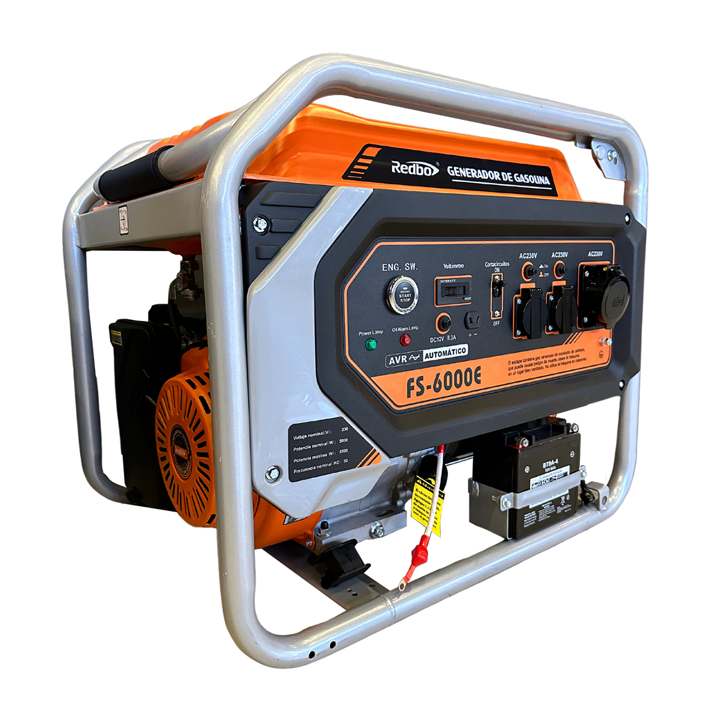 Generador a Gasolina Redbo FS-6000E 