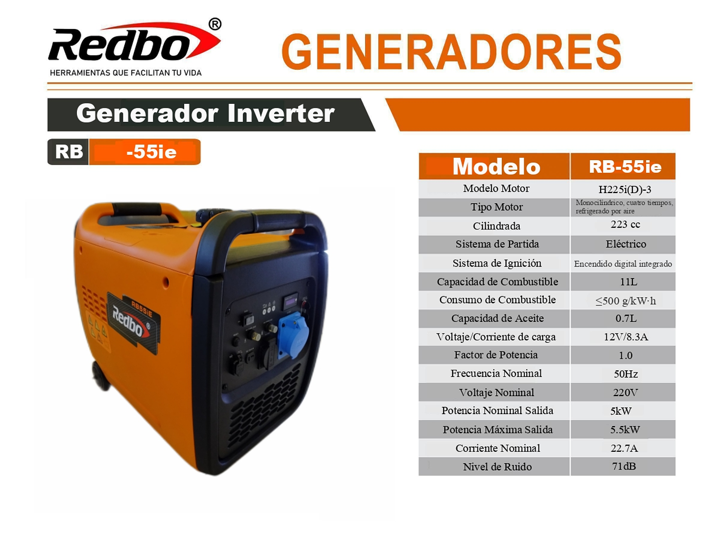 Generador Inverter RB 55ie 4