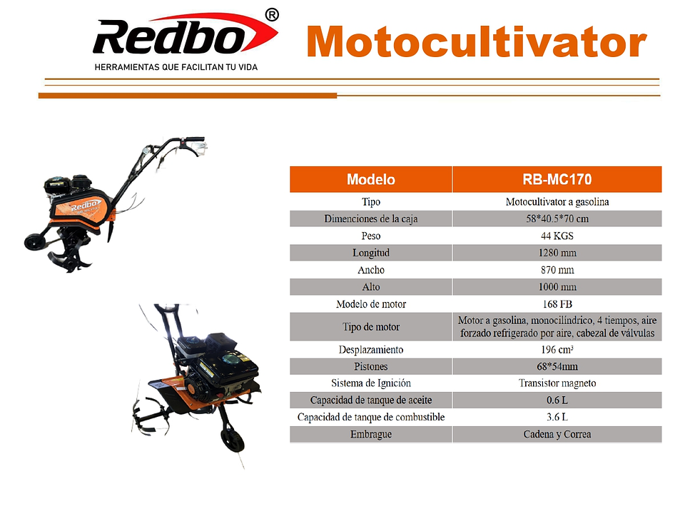 Motocultivador RB-MC170 1