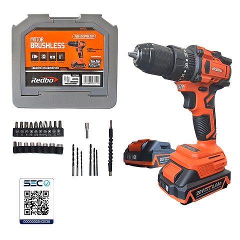 Taladro Percutor Inalámbrico BRUSHLESS 20V 10 mm