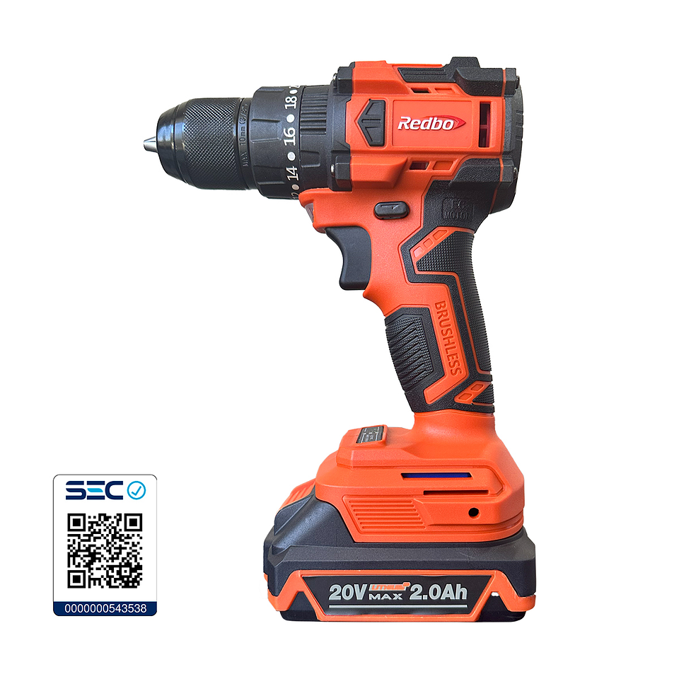 Taladro Percutor Inalámbrico BRUSHLESS 20V 10 mm 2