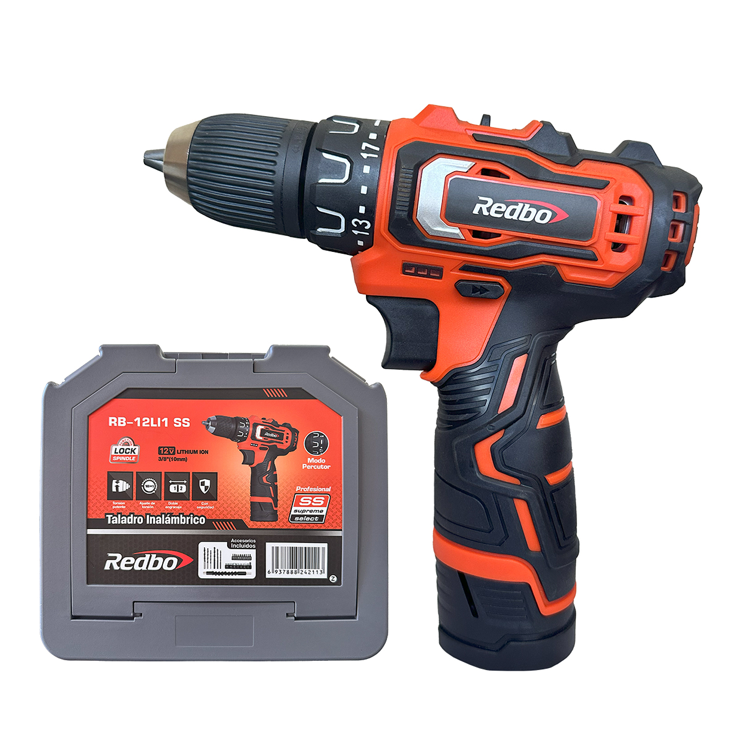 Taladro Percutor Inalámbrico 12V 10mm  1