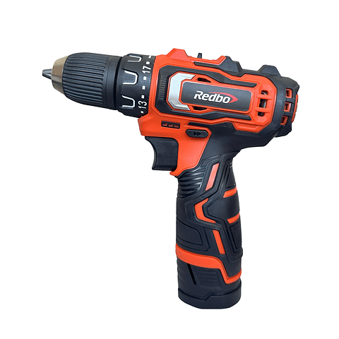 Taladro Inalámbrico Redbo RB-12LI1 SS (2 Baterías + 26 Accesorios)