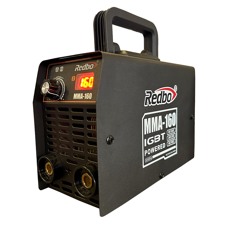 Soldadora Inverter Redbo MMA-160 (160A, IGBT) Arco Manual + Accesorios 1
