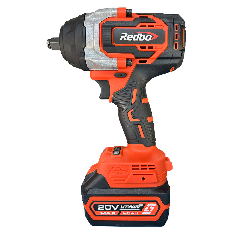 Llave de Impacto Inalámbrica Redbo 20V Brushless (RB-LI20V800) 800 N.m 1/2