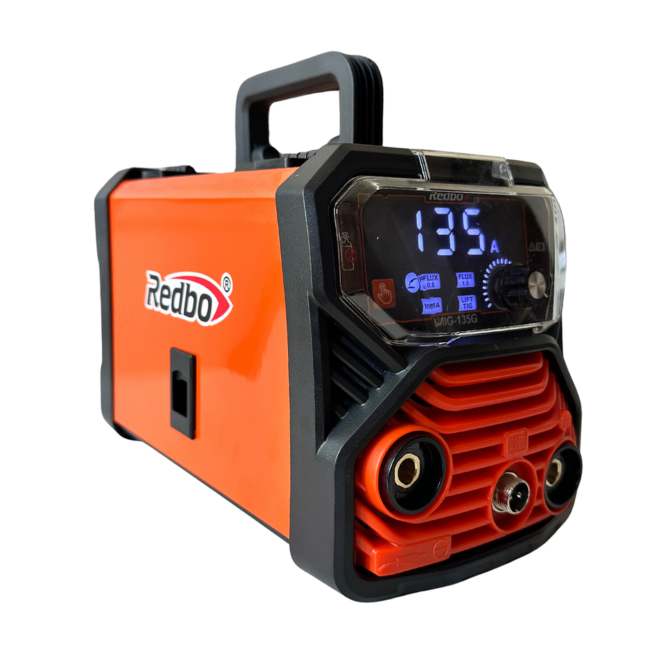 Soldadora Inverter Multiproceso Redbo MIG-135G (135A, 3 en 1: MIG Sin Gas / MMA / LIFT TIG) 1