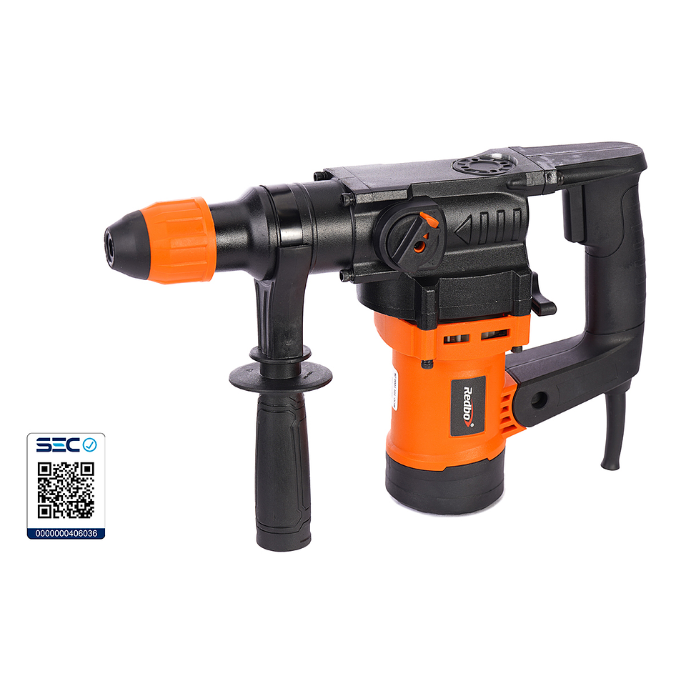 Rotomartillo Eléctrico Redbo RH 1000-26 (1000W, Motor Vertical) + Maleta y Accesorios 1