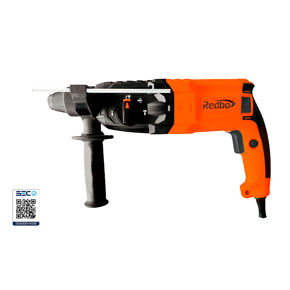 Rotomartillo Eléctrico Redbo RH 800-26 (800W, 3.0 Joules) + Maleta y Accesorios 3