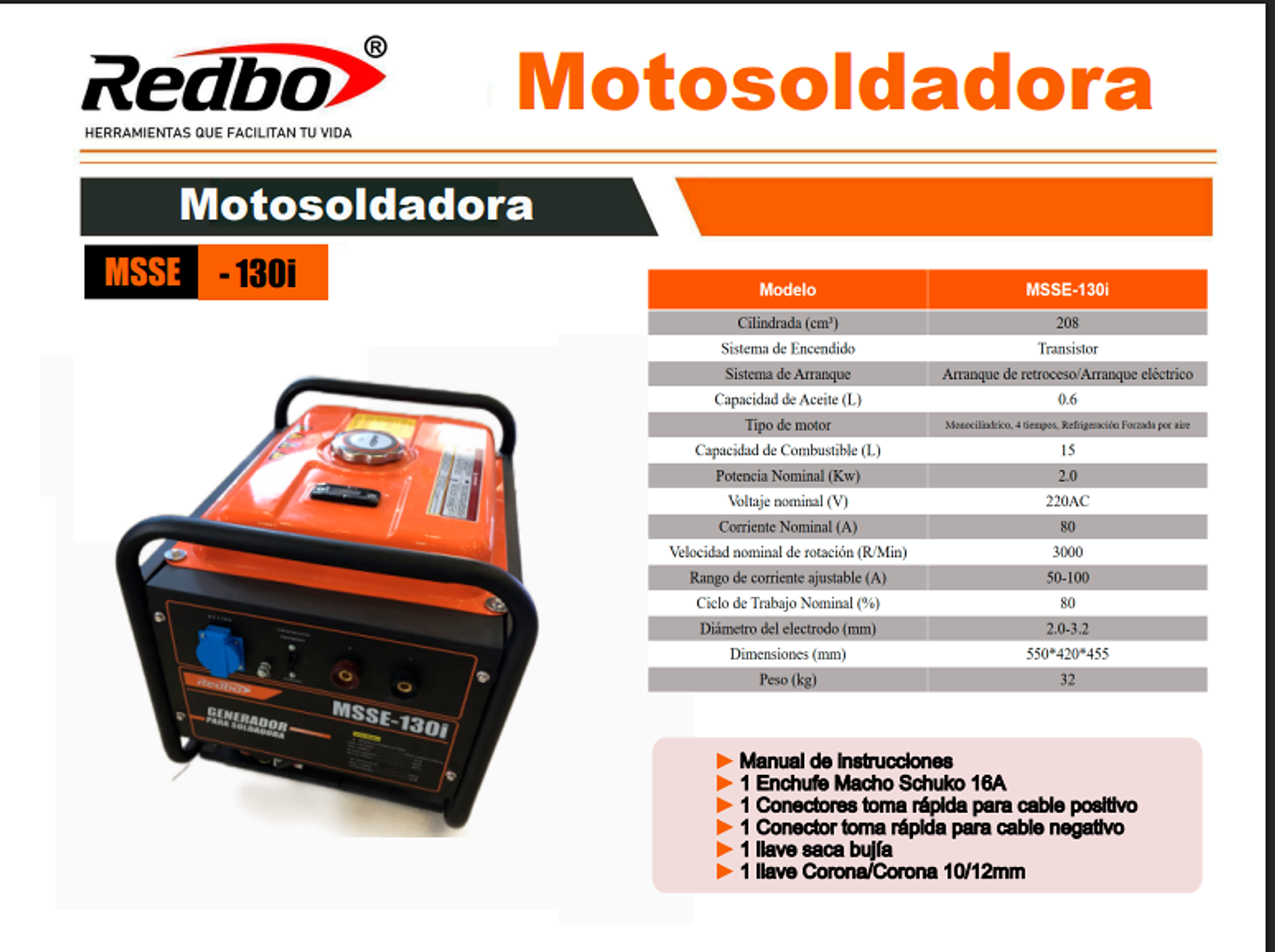 Motosoldadora 130i 1