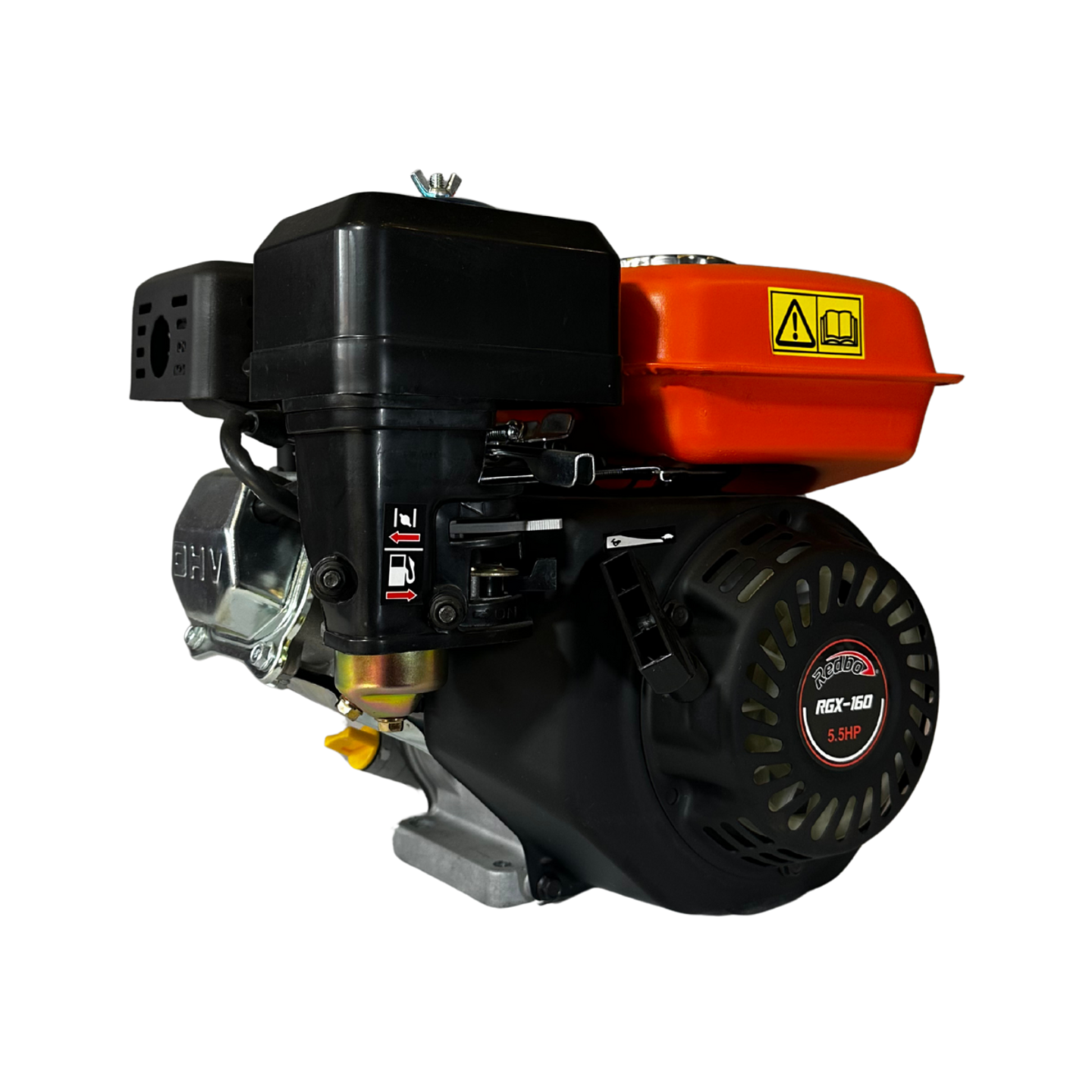 Motor de Gasolina Estacionario Redbo RGX-160 (5.5 HP, 163 cc, Eje Horizontal) 2