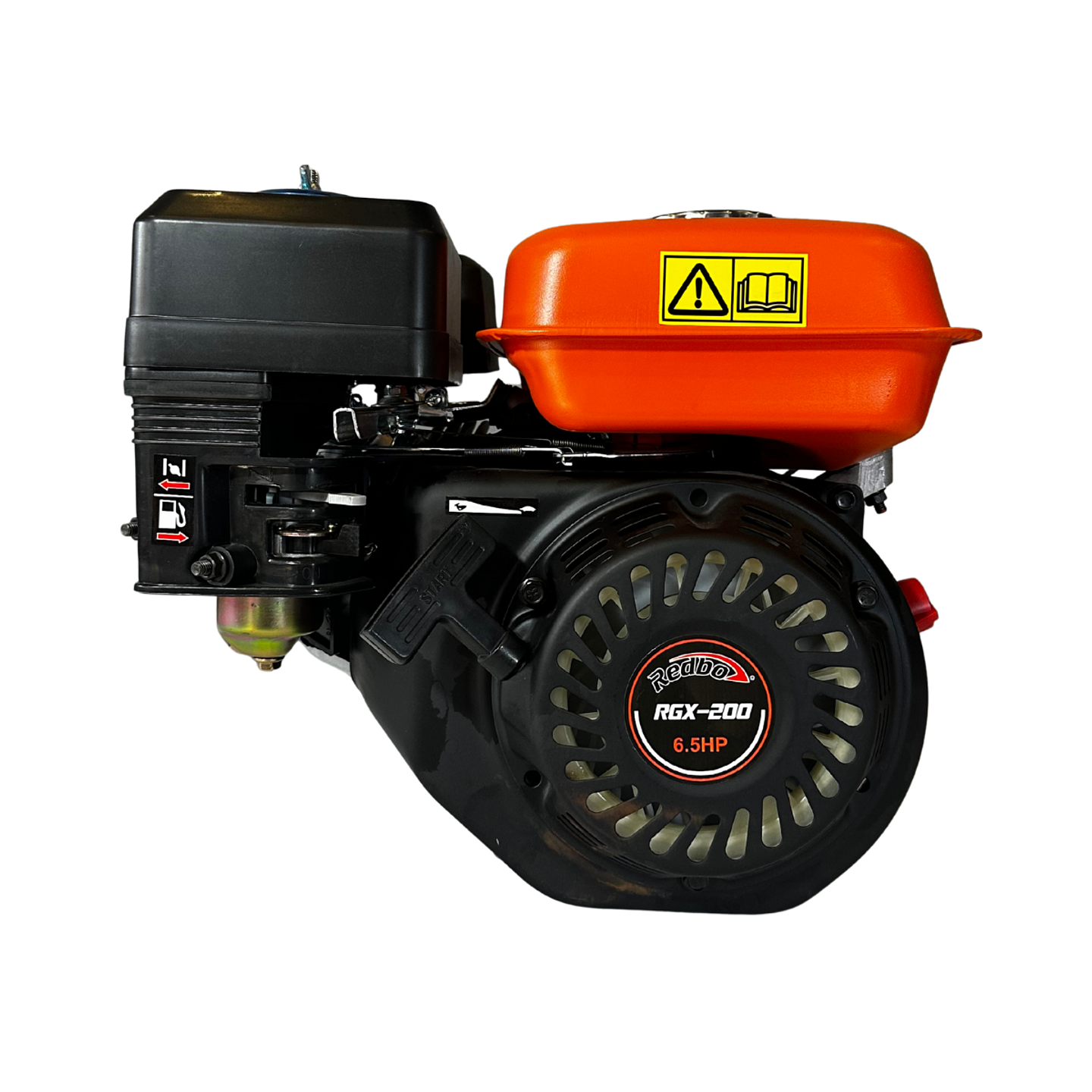 Motor de Gasolina Estacionario Redbo RGX-200 (6.5 HP, 196 cc, Eje Horizontal) 1