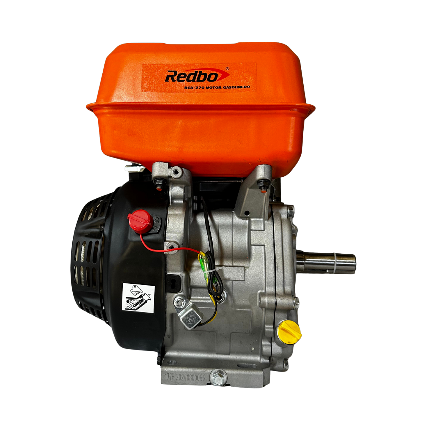 Motor de Gasolina Estacionario Redbo RGX-270 (9 HP, 270 cc, Eje Horizontal) 5