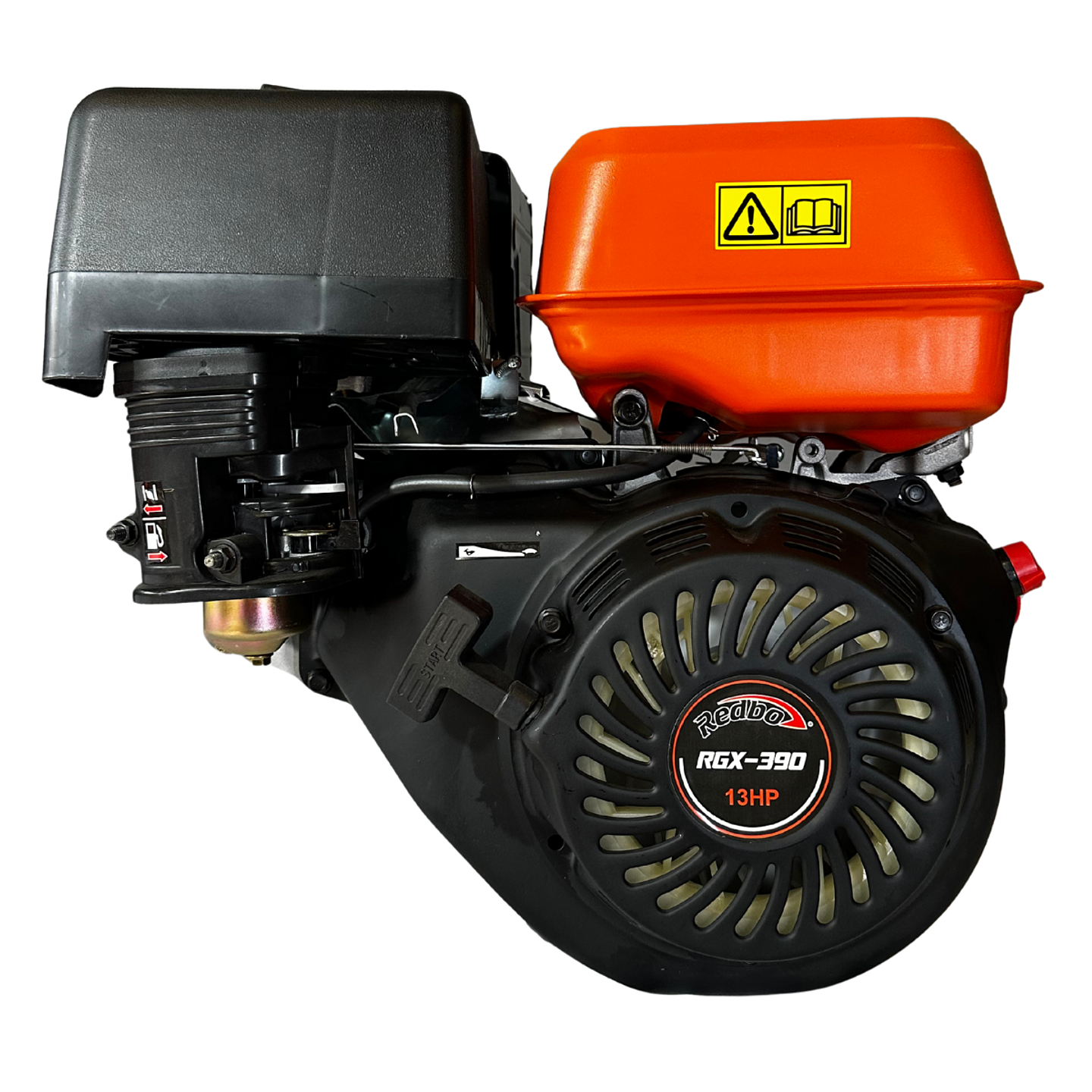 Motor de Gasolina Estacionario Redbo RGX-390 (13 HP, 389 cc, Eje Horizontal) 1