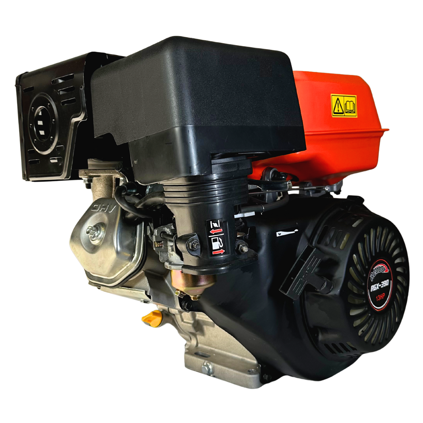 Motor de Gasolina Estacionario Redbo RGX-390 (13 HP, 389 cc, Eje Horizontal) 2