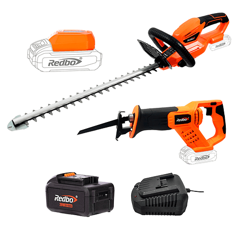 Pack sierra sable  + Cortaseto + Cargador + Bateria 3.0ah