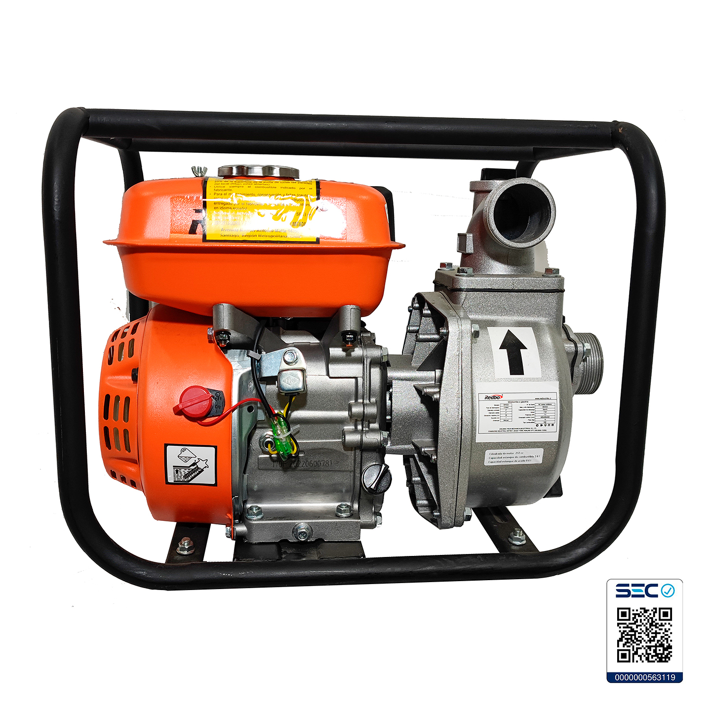 Motobomba de Agua Bencinera Redbo WP-20 (2