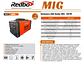 Soldadora Inverter Multiproceso Redbo MIG-120PN (120A, 2 en 1: MIG Con/Sin Gas y Arco Manual) - Miniatura 2