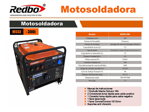 Motosoldadora 300i