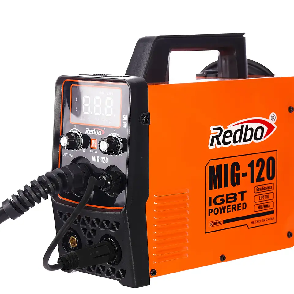Soldadora Inversora Redbo MIG-120 3 en 1 (MIG/MMA/TIG) 120A (Solo Equipo) 2