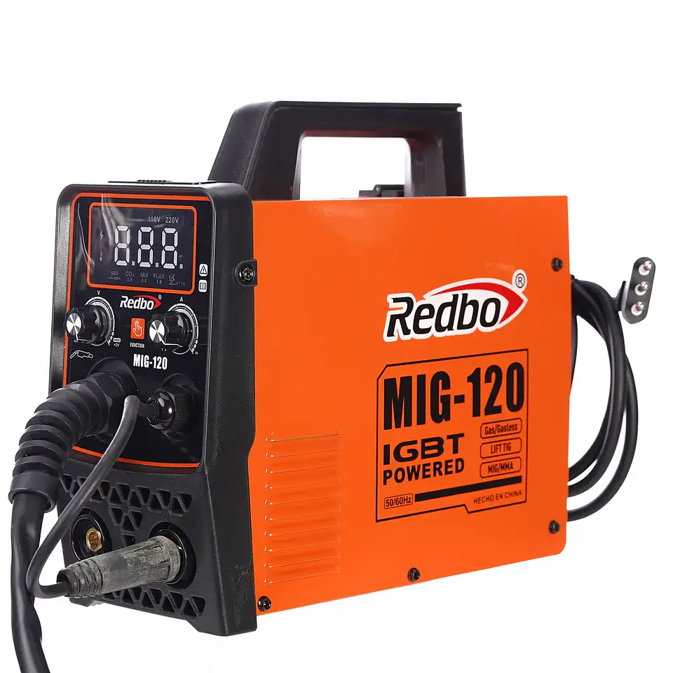 Soldadora Inversora Redbo MIG-120 3 en 1 (MIG/MMA/TIG) 120A (Solo Equipo) 1