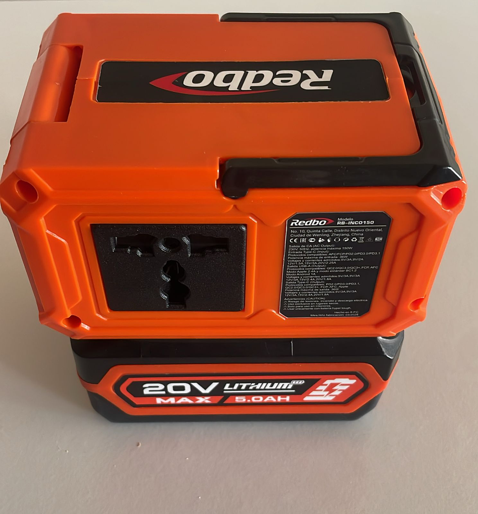 Inversor de corriente portatil 150w 220v 4