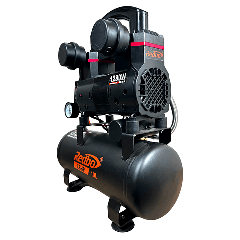 Compresor de aire silencioso REDBO ACN-1280 10 L