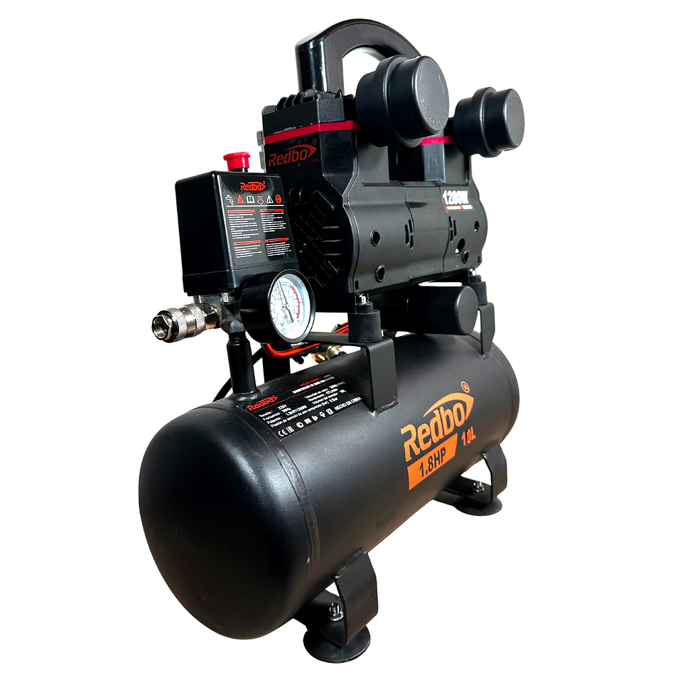 Compresor de aire silencioso REDBO ACN-1280 10 L 2