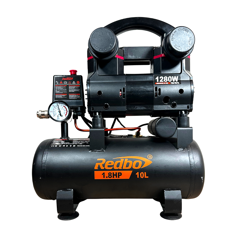 Compresor de aire silencioso REDBO ACN-1280 10 L 3