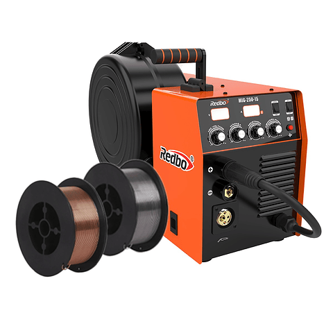 Pack soldadora MIG 250/15 +  2 Alambres de15 Kilos c/u