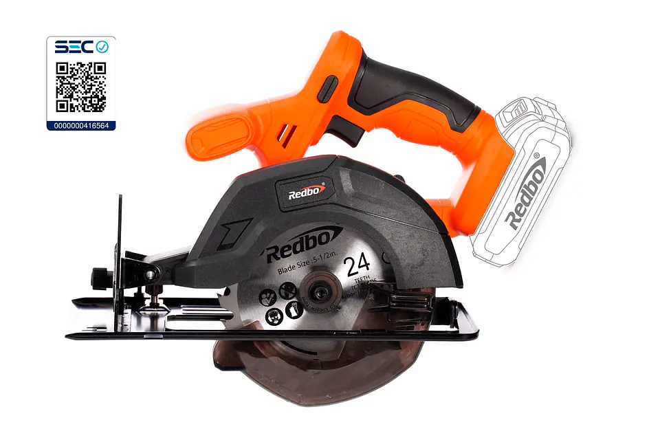Pack Sierra Circular Inalámbrica Redbo CS 21V-140 (140mm, 21V) + Batería y Cargador 1