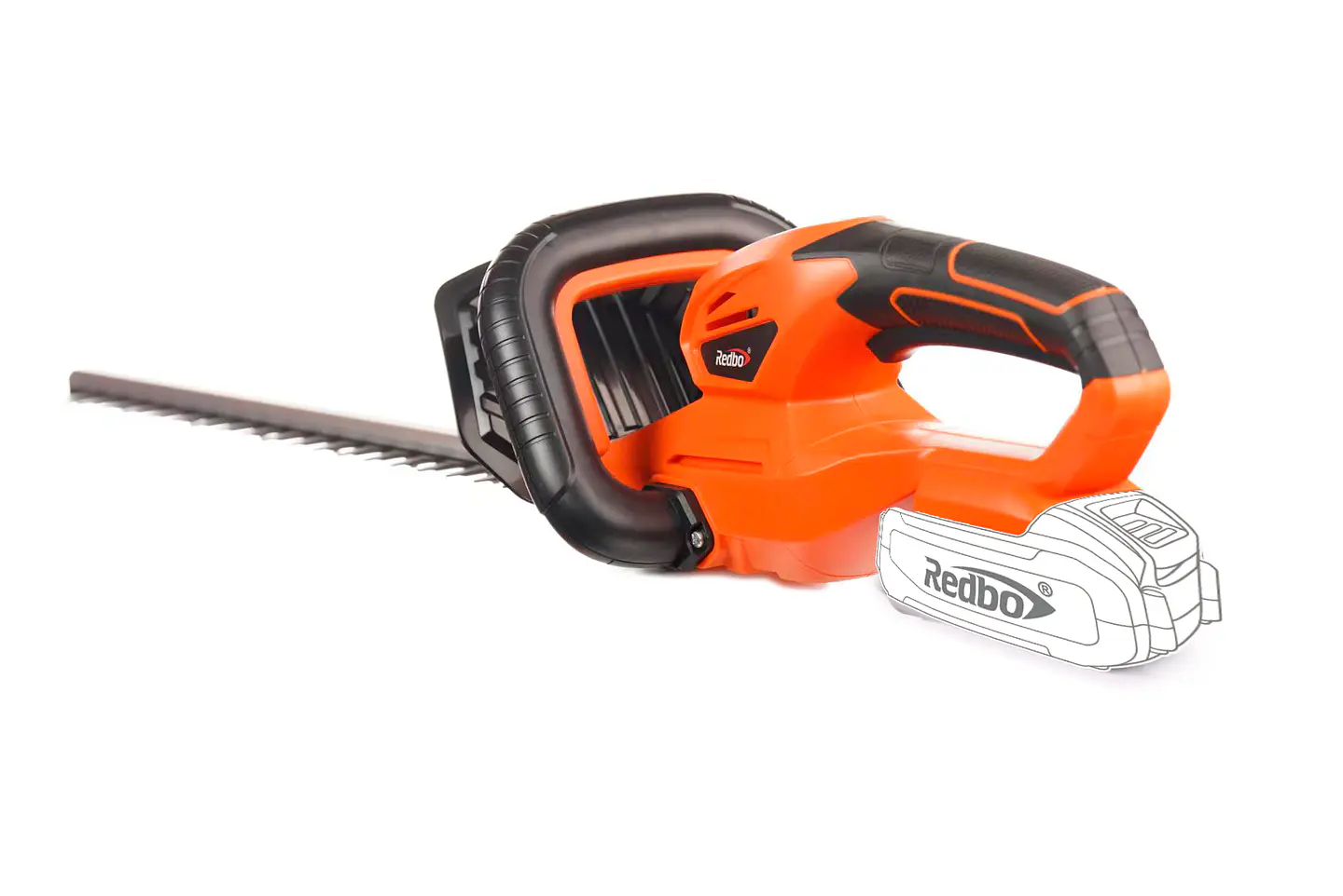 Cortaseto Inalámbrico REDBO HT 18V-16+Cargador base y Bateria 2.0 ah  4