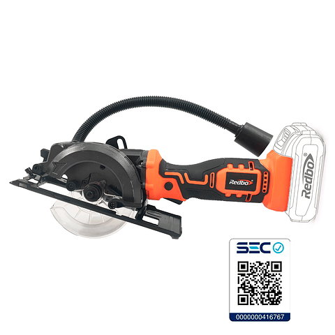 Mini Sierra Circular Inalámbrica REDBO CS 21V-115+Cargador + Batería 2.0ah y Disco de regalo