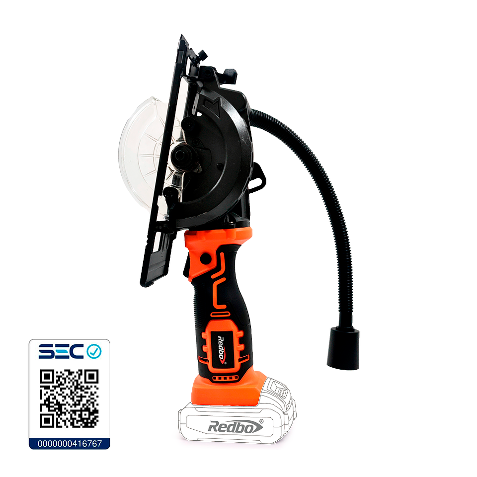 Pack Mini Sierra Circular Inalámbrica Redbo CS 21V-115 (115mm, 21V) + Batería 2.0Ah, Cargador y Disco Extra 3