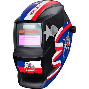 Máscara Negra Fotosensible  RB-LY-33 bandera de chile