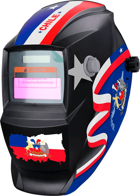 Máscara Negra Fotosensible  RB-LY-33 bandera de chile