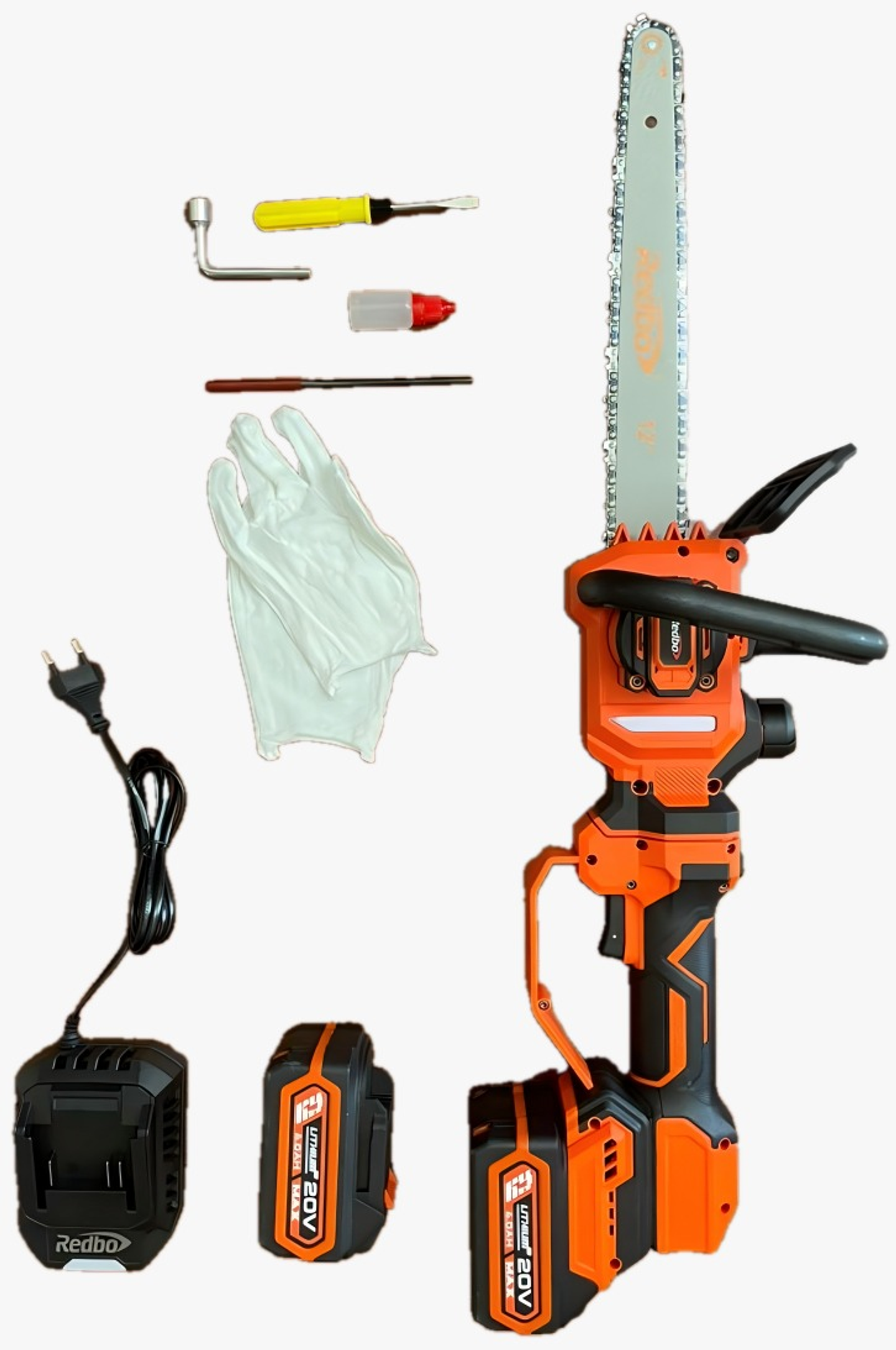 Motosierra Inalámbrica Redbo RB-20TSI12P (20V, Motor Brushless, Espada 12