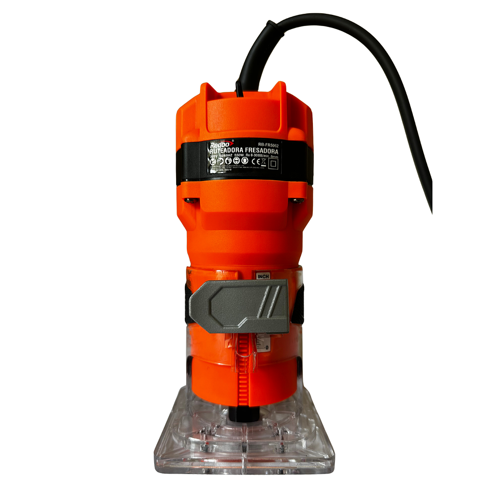 Fresadora de Mano Redbo RB-FR5062 (550W, 6mm, Incluye Set 15 Fresas) 2