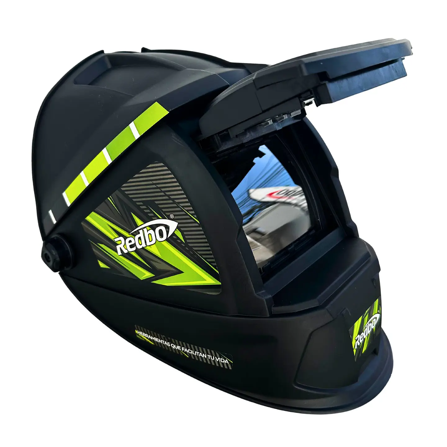 Máscara de Soldar Fotosensible Redbo True Color con Ventana Abatible (RB-4000TC-2) 1