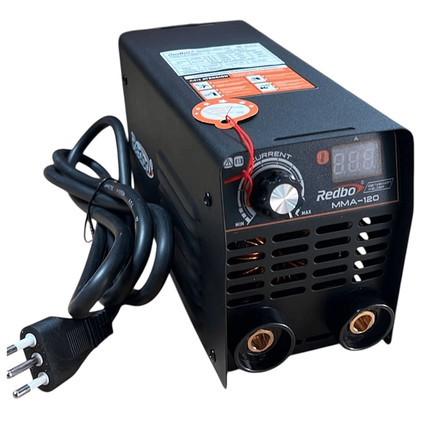 Soldadora Inverter Portátil Redbo MMA-120 Negra (120A, Arco Manual IGBT, Anti-Stick y Hot Start) 1