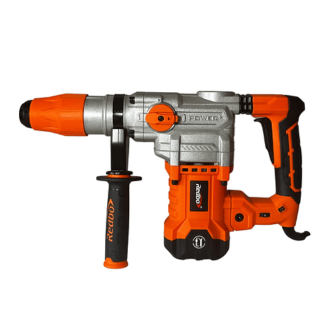 Rotomartillo Industrial Redbo RH1600-100 SDS MAX (1600W, 10 Joules de Impacto, Kit de Demolición)