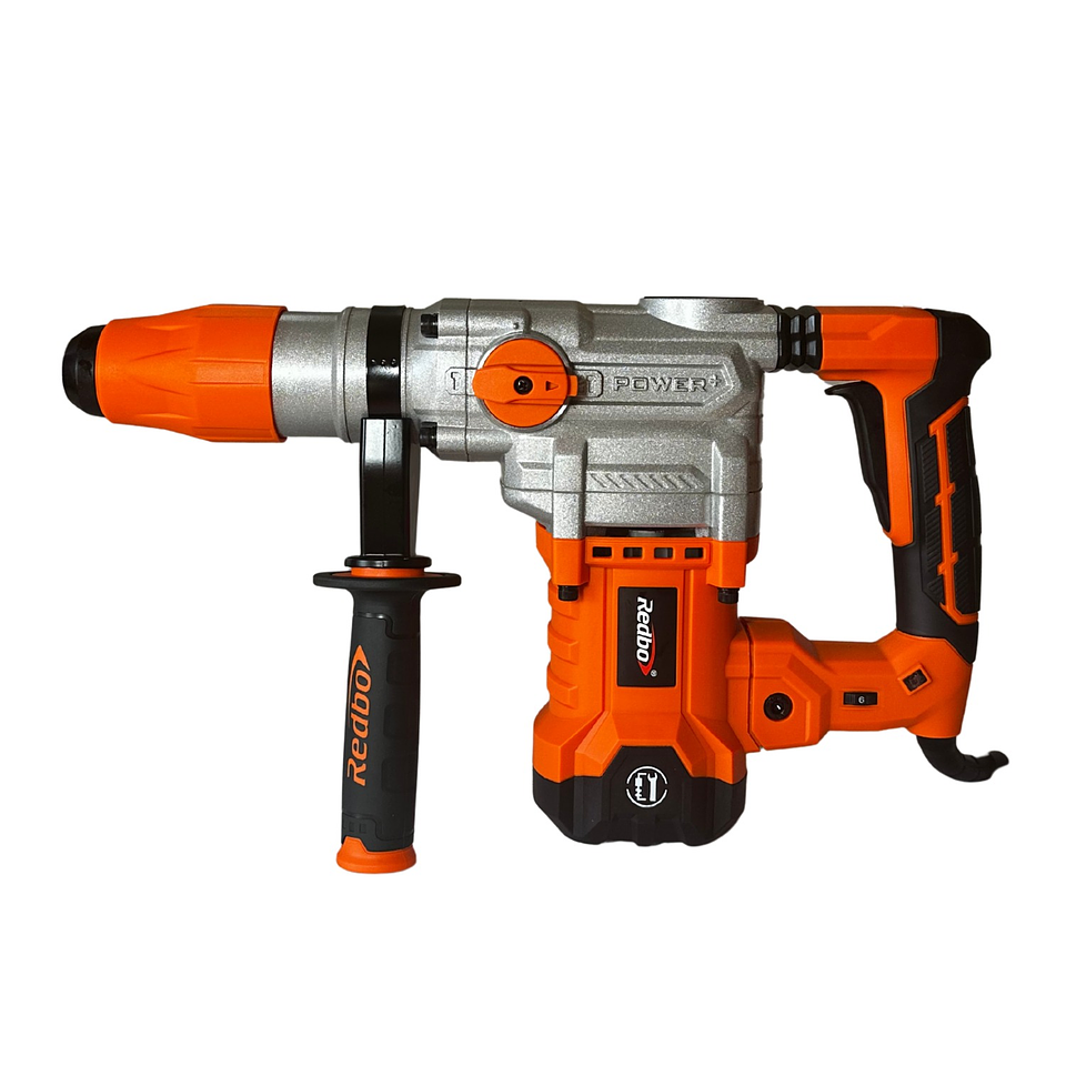 Rotomartillo Industrial Redbo RH1600-100 SDS MAX (1600W, 10 Joules de Impacto, Kit de Demolición) 1