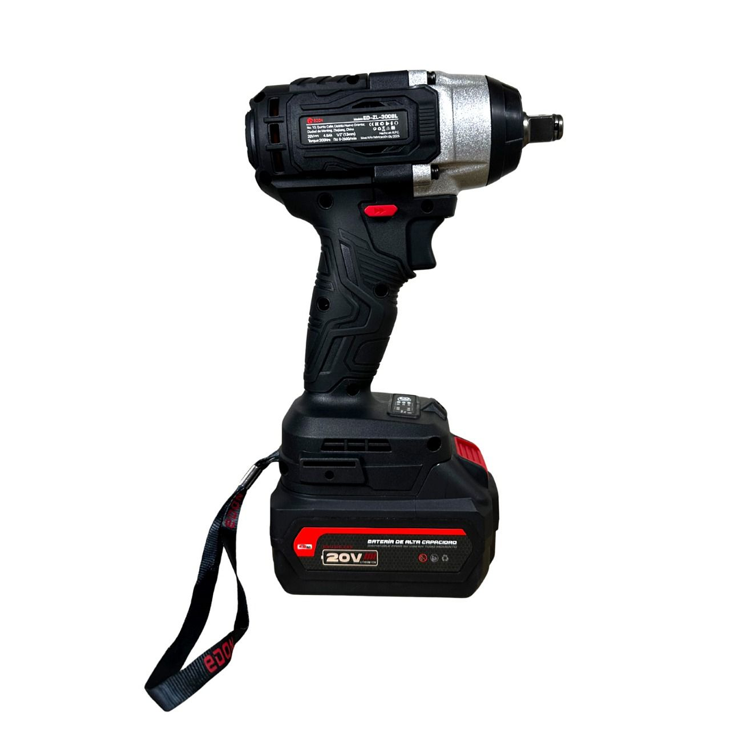 Llave de impacto inalámbrica Edon 1/2