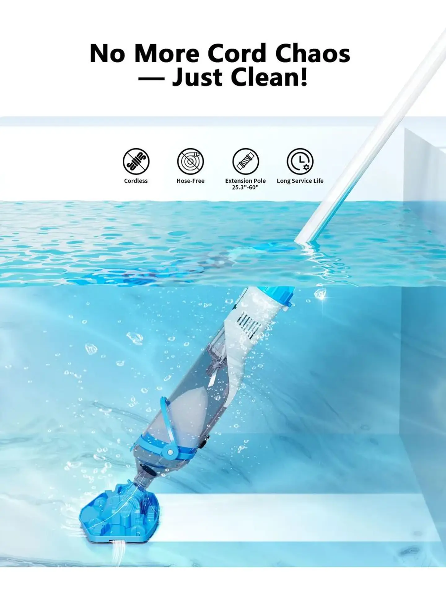 Limpiador de Piscina inalambrico Edon 3
