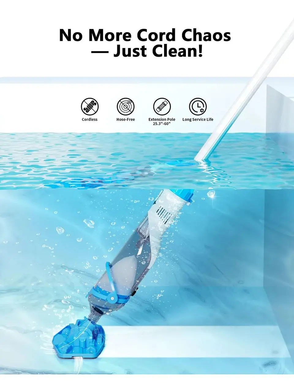 Limpiador de Piscina inalambrico Edon 3