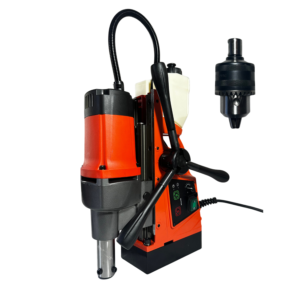 Taladro Magnético Profesional Redbo RB-TM40S (1150W, Fuerza 9500N, Corte Anular hasta 40mm) 1