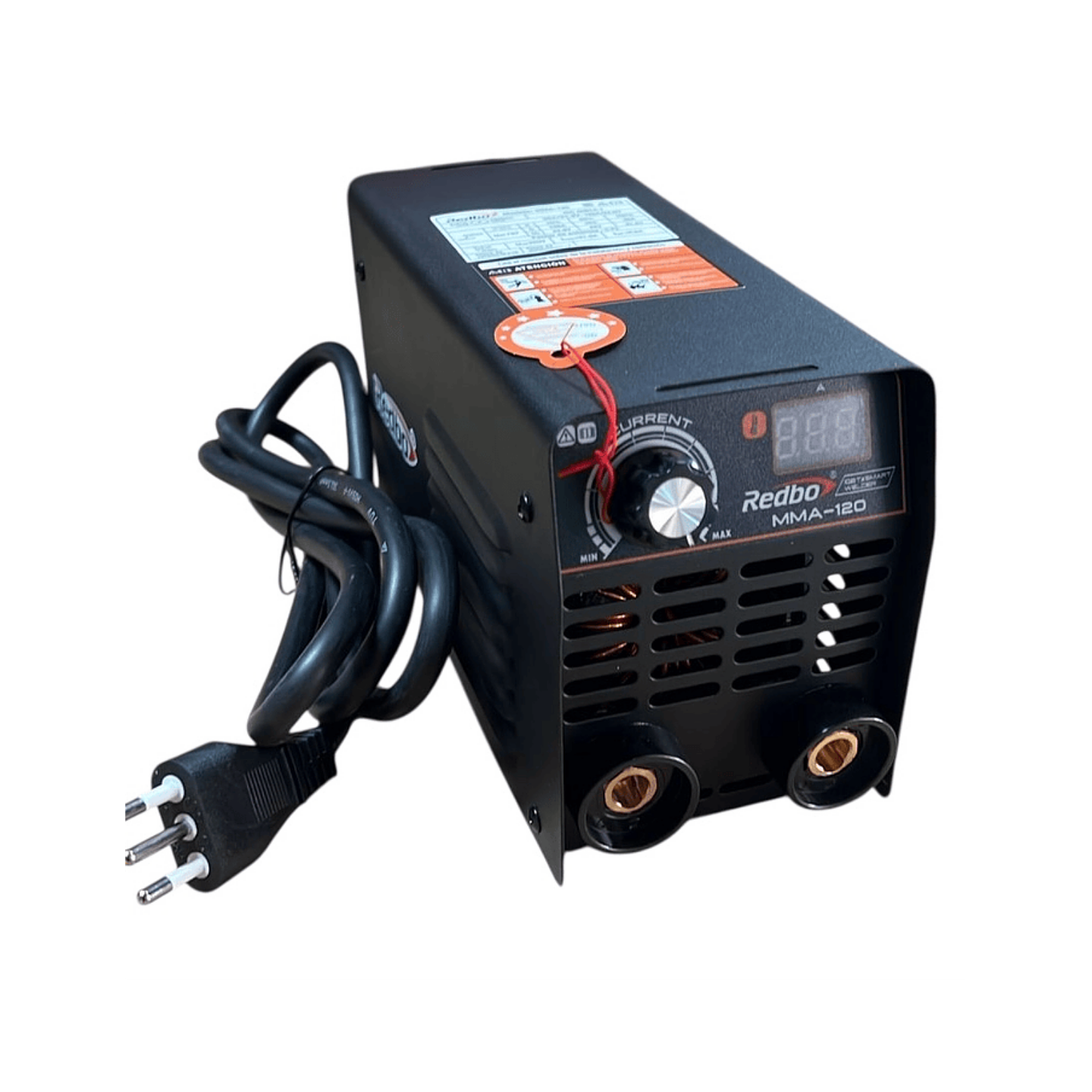 Pack Soldador Arco Manual: Soldadora Inverter Redbo MMA-120 + Máscara Fotosensible 