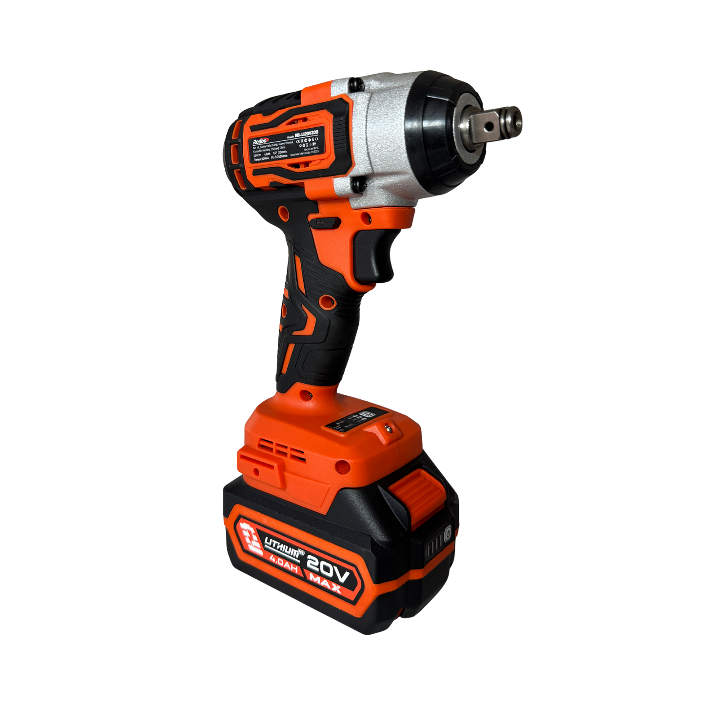 Combo Inalámbrico Brushless Redbo: Taladro Percutor + Llave de Impacto 1/2